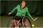 Judy Murray enjoys wheelchair tennis in Manchester